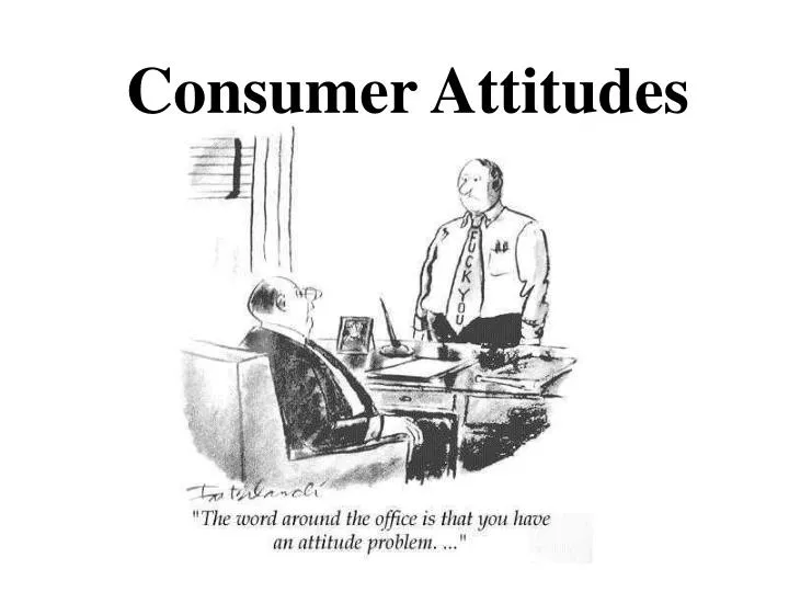 consumer attitudes n.