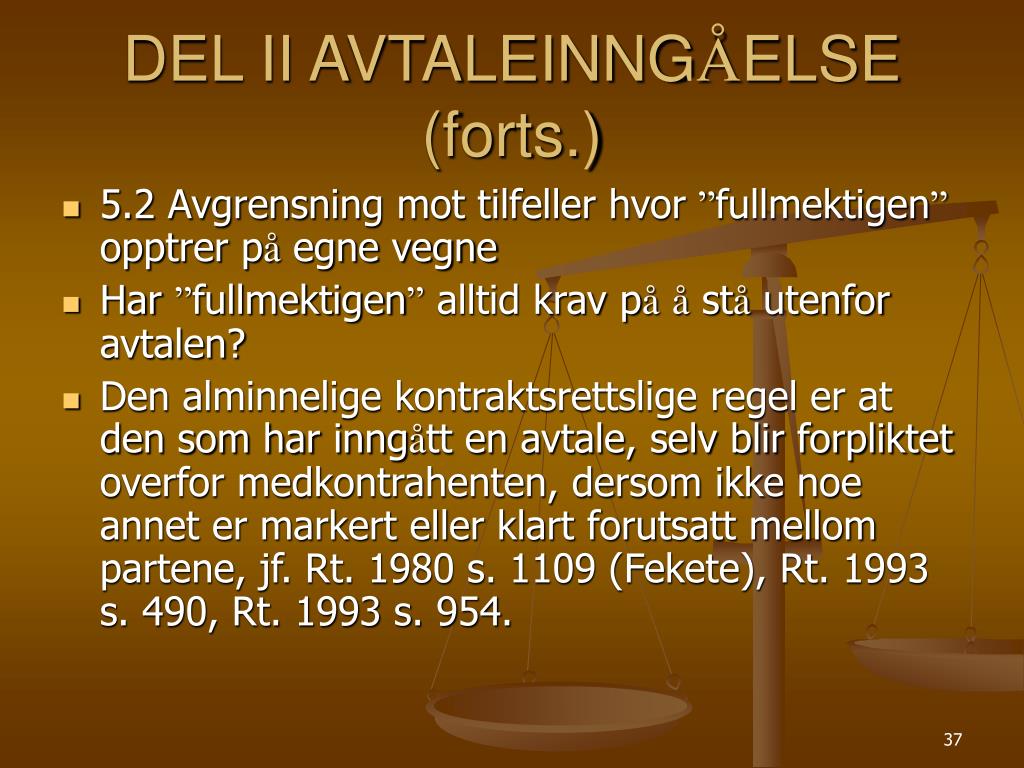 Selvstendig fullmakt Selvstendig fullmakt