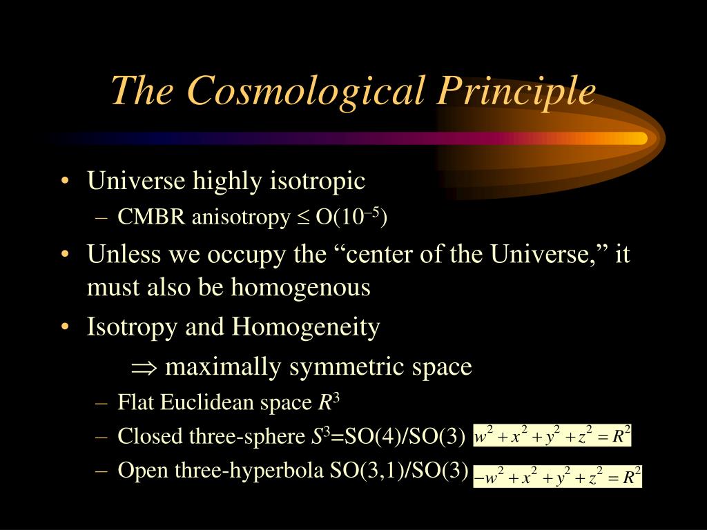 cosmological principle definition cosmological principle definition