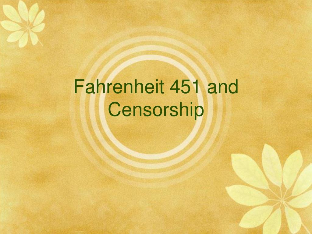 examples of censorship in fahrenheit 451