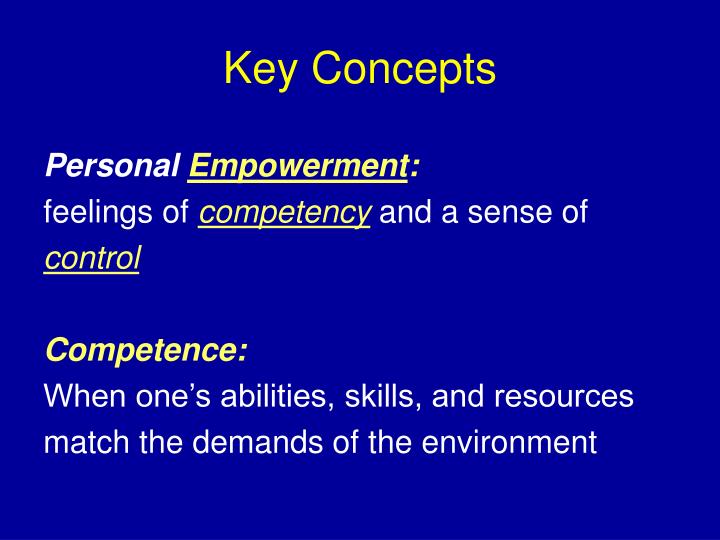 Key Concepts Of Social Work