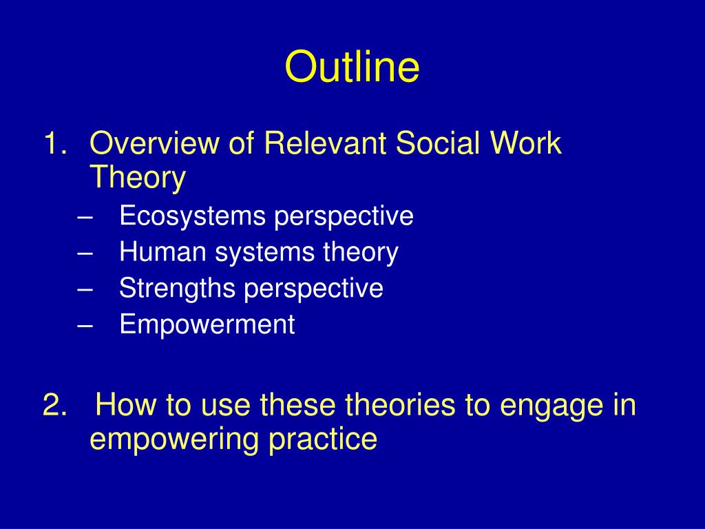 research in social work theory