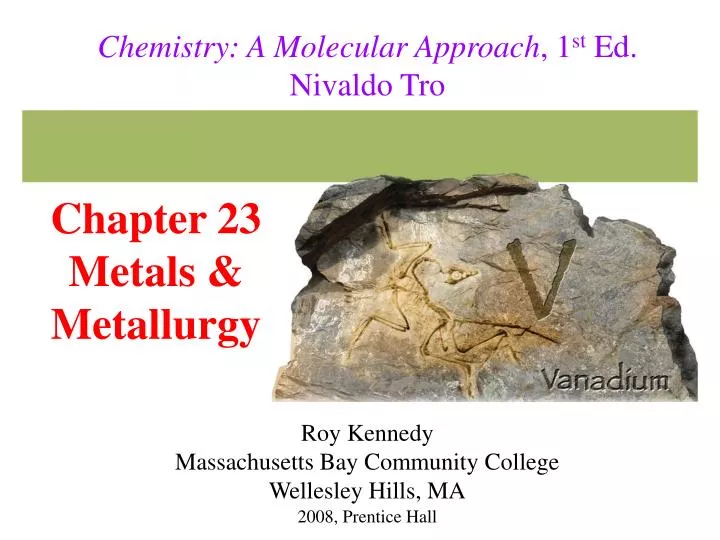 chapter 23 metals metallurgy n.