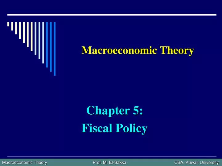macroeconomic theory n.