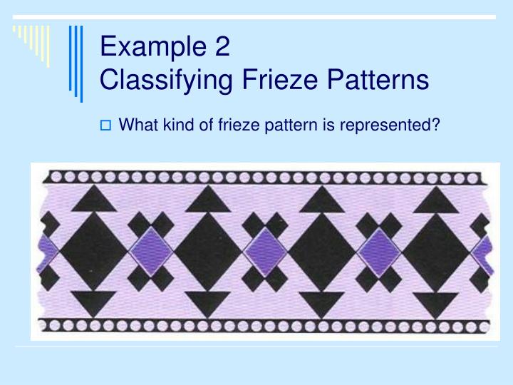 PPT 7.6 Frieze Patterns PowerPoint Presentation ID668861