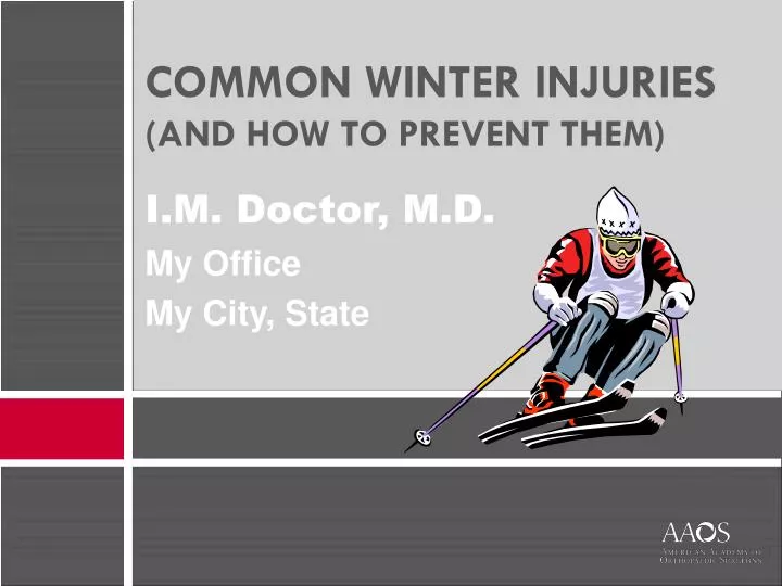 common winter injuries and how to prevent them n.