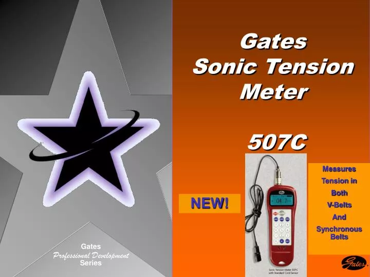 gates sonic tension meter 507c n.