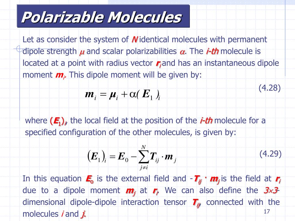 Polaeizable PPT - Lecture 4 PowerPoint Presentation, free download - ID:669339
