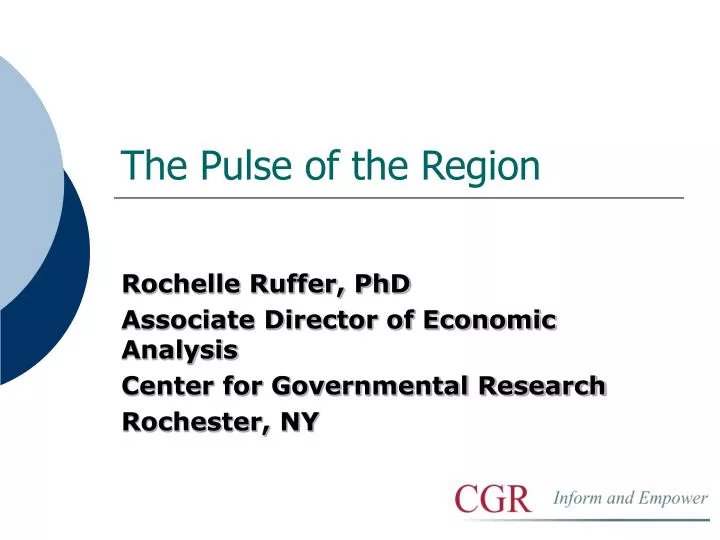 the pulse of the region n.