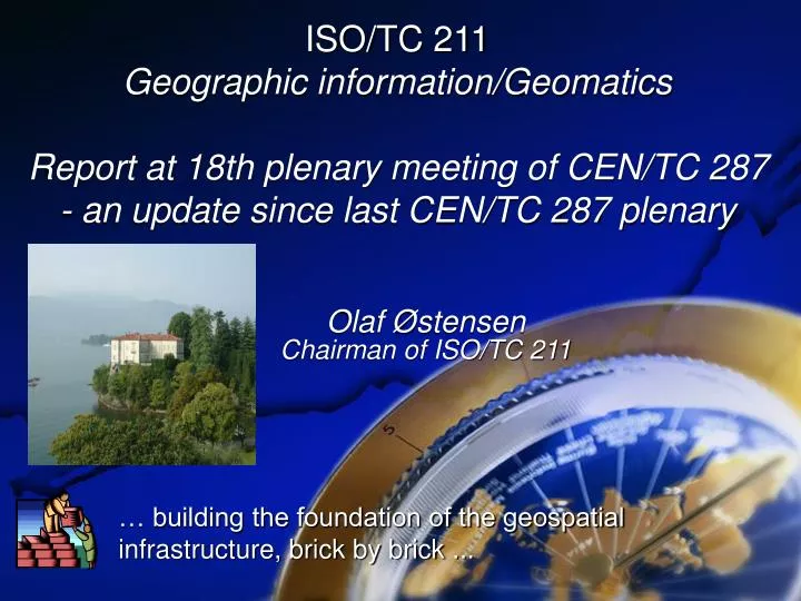 PPT - ISO/TC 211 Geographic information/Geomatics Report at 18th ...