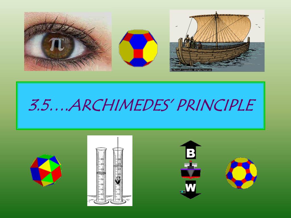 archimedes principle example