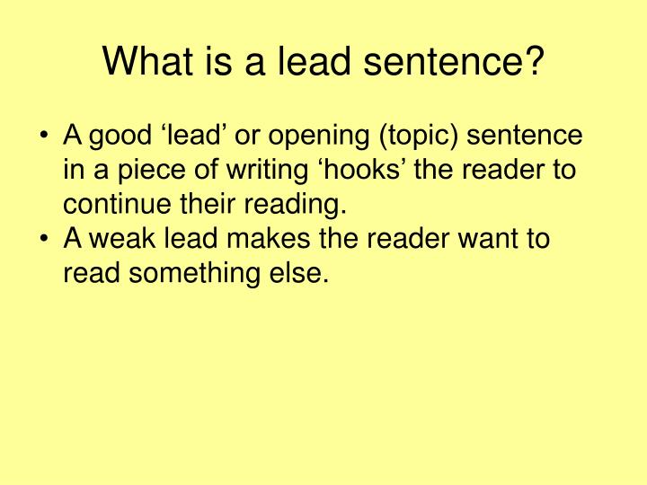 ppt how to write effective leads powerpoint presentation id 672905 good leads