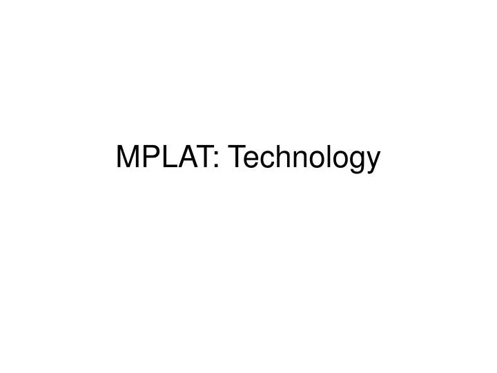 mplat technology n.
