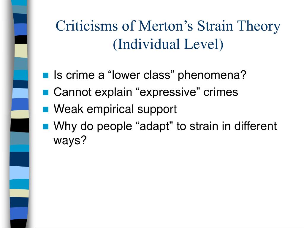 the strain theory