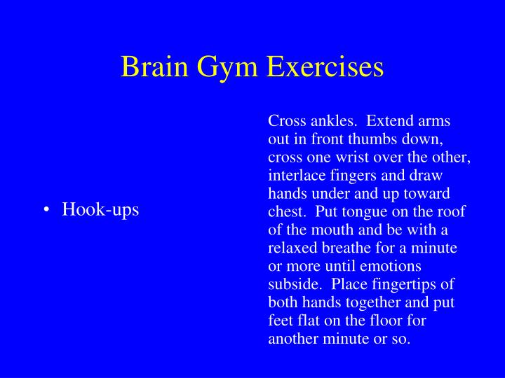 PPT - Brain Gym PowerPoint Presentation - ID:673534