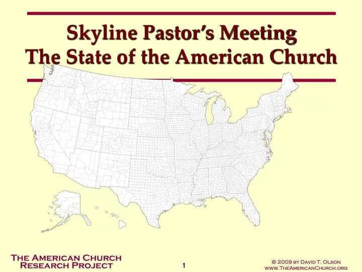 skyline pastor s meeting the state of the american church n.