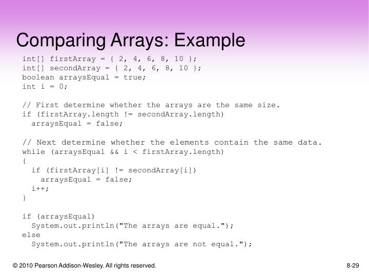 PPT - Chapter 8: Arrays and the ArrayList Class PowerPoint Presentation ...