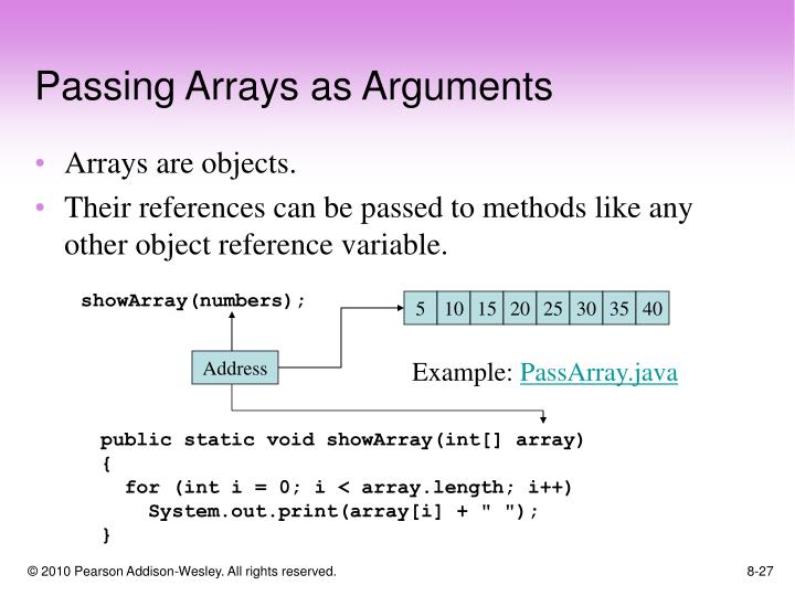 PPT - Chapter 8: Arrays and the ArrayList Class PowerPoint Presentation ...