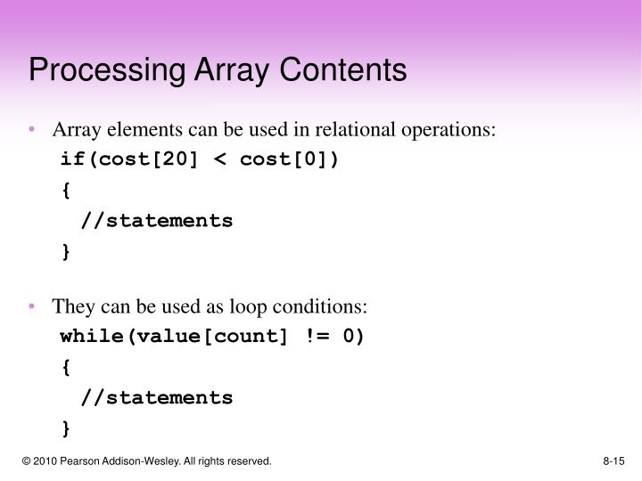 PPT - Chapter 8: Arrays and the ArrayList Class PowerPoint Presentation ...