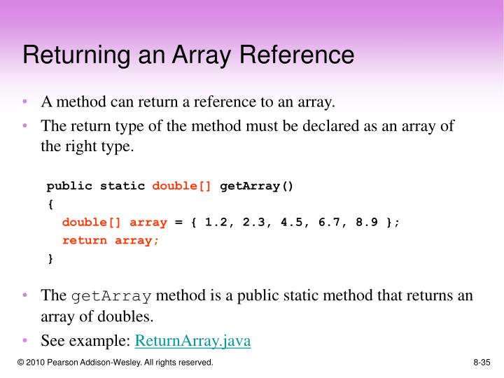 PPT - Chapter 8: Arrays and the ArrayList Class PowerPoint Presentation ...