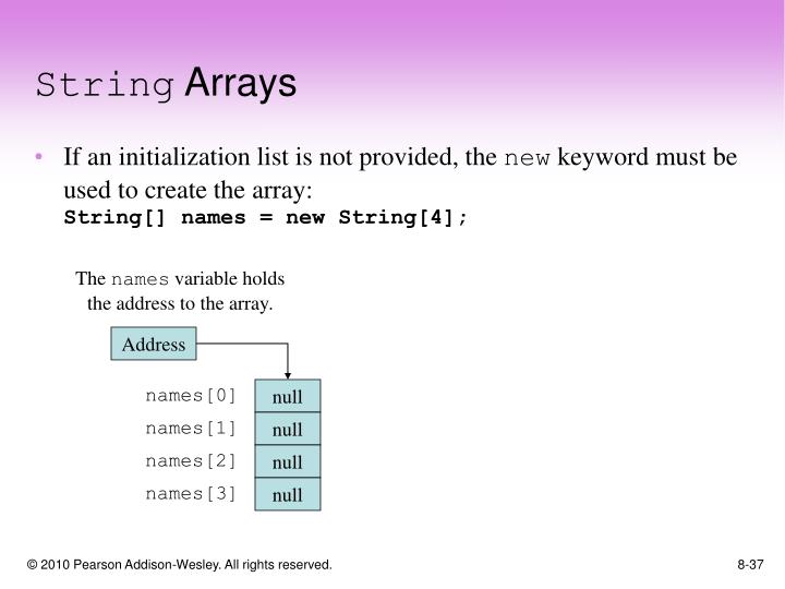 PPT - Chapter 8: Arrays and the ArrayList Class PowerPoint Presentation ...