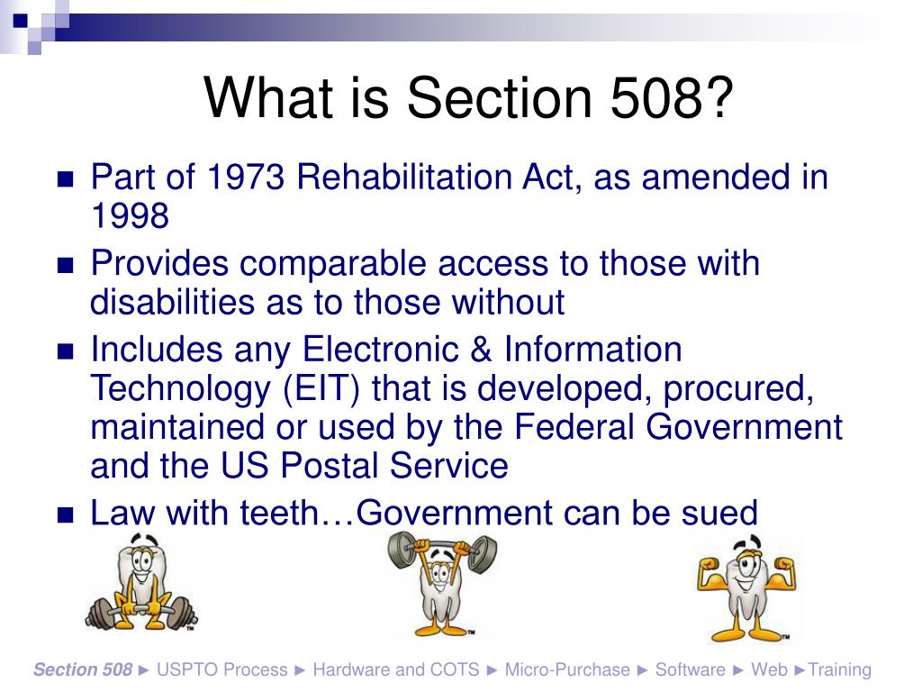 section 508 powerpoint presentation
