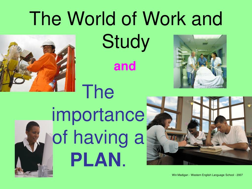 The world of work. The World in the work. The World of Professions презентация. World of work presentation.