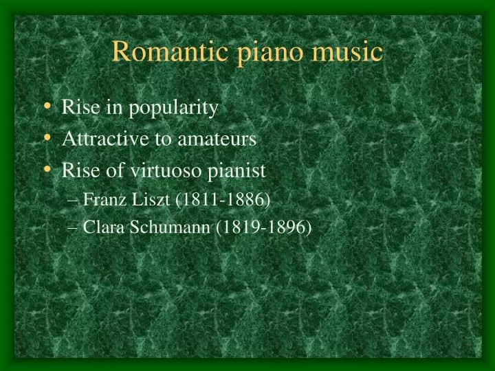 romantic piano music n.