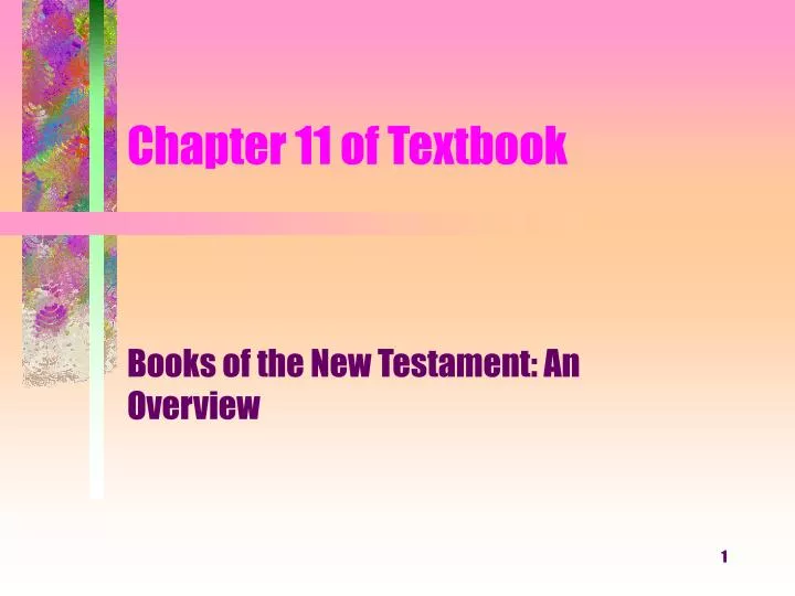 chapter 11 of textbook n.