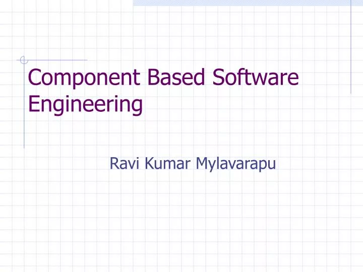 PPT Component Based Software Engineering PowerPoint Presentation