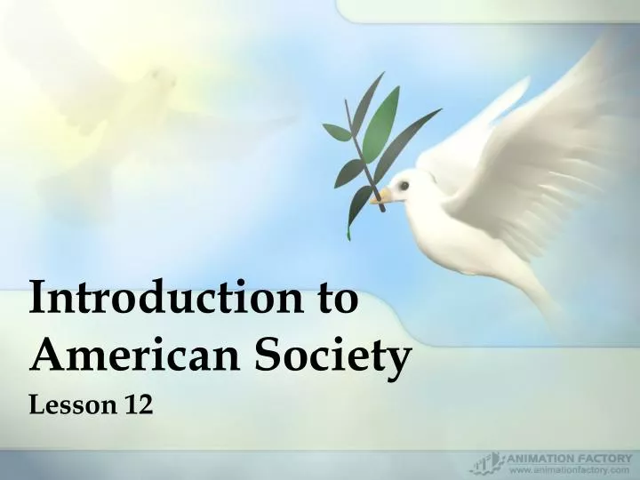 introduction to american society n.