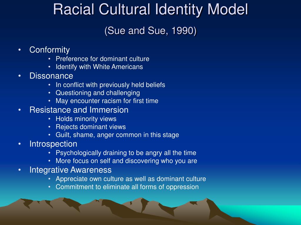 racial identity model racial identity model