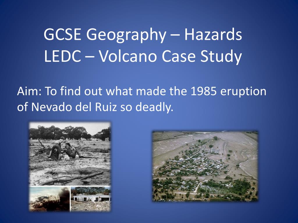 gcse geography case studies volcanoes