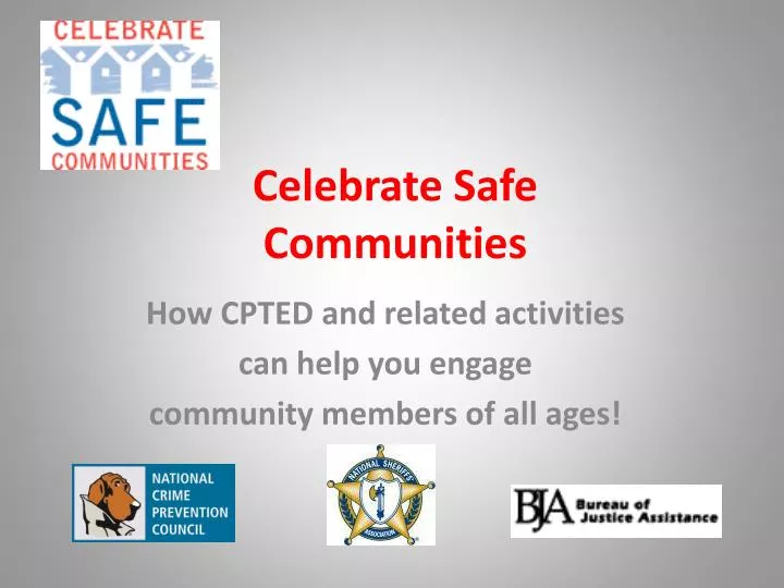 celebrate safe communities n.