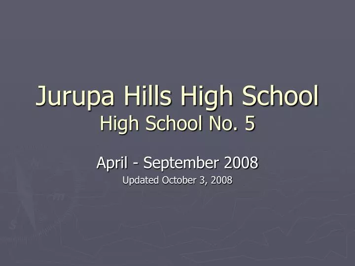 jurupa hills high school high school no 5 n.
