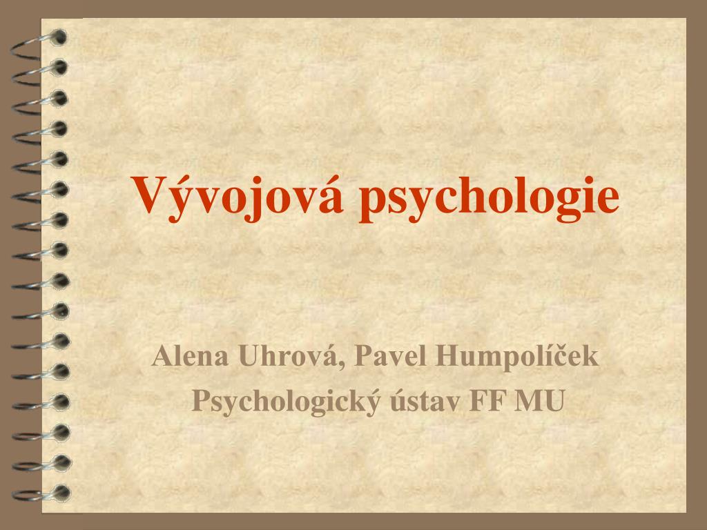 PPT - Vývojová psychologie PowerPoint Presentation, free download -  ID:680839