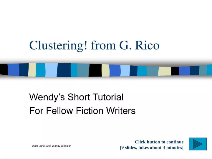 clustering from g rico n.