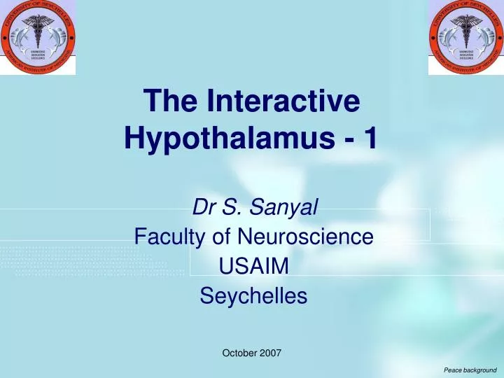 the interactive hypothalamus 1 n.