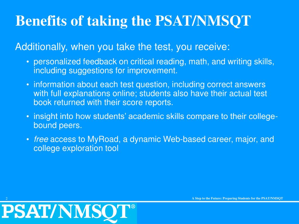 PPT Benefits of taking the PSAT/NMSQT PowerPoint Presentation, free