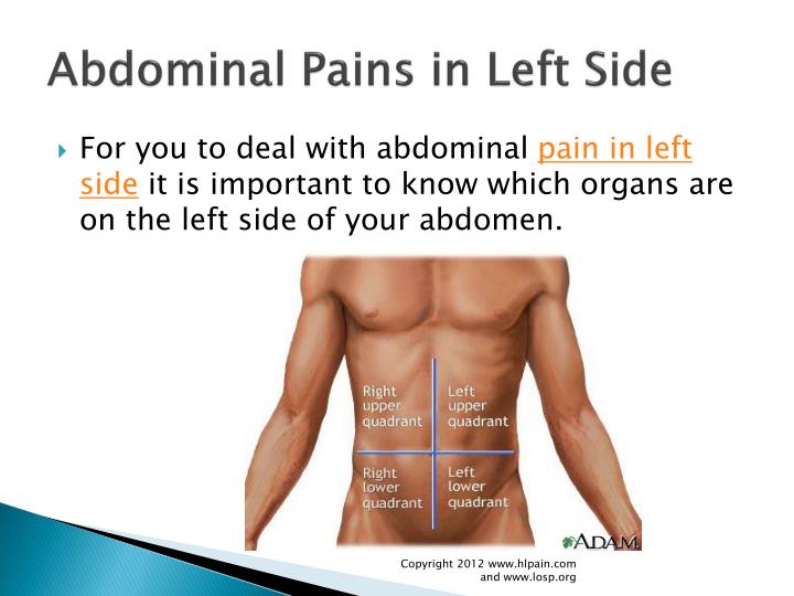 pain in your left side
