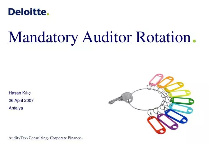 mandatory auditor rotation n.