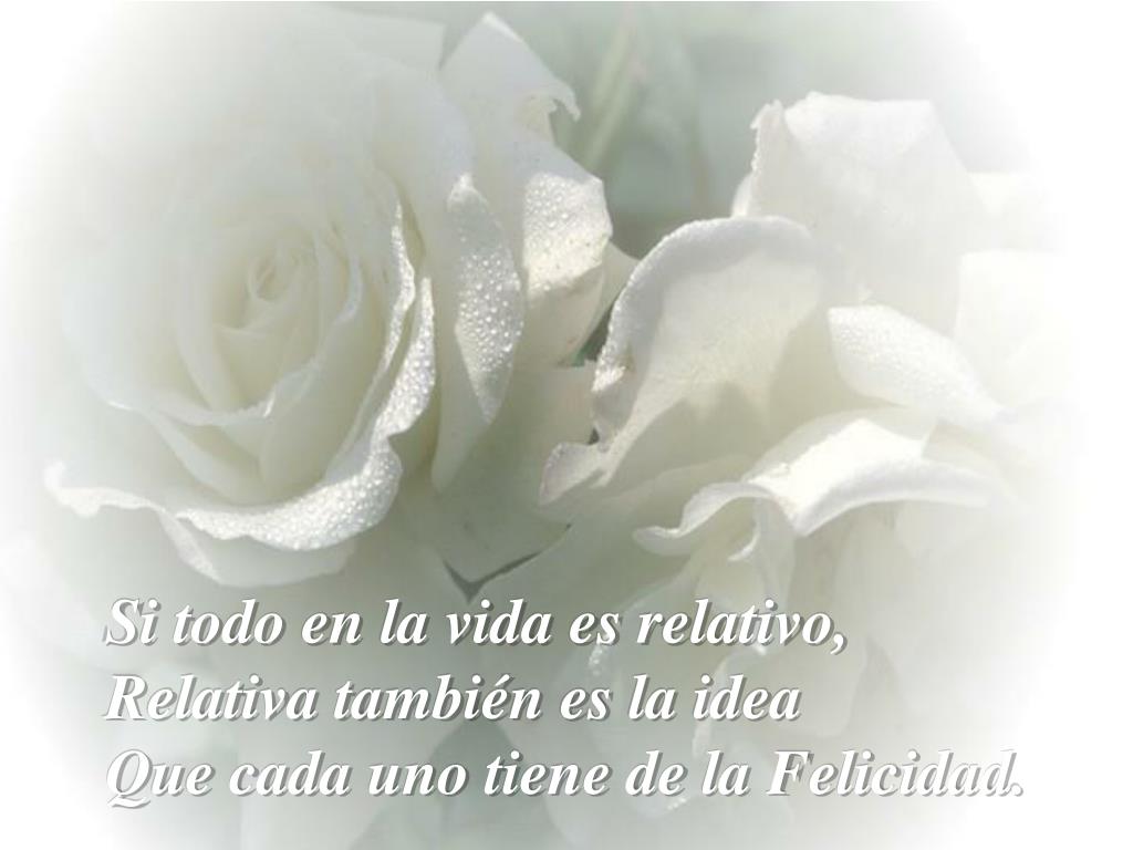 PPT - Si todo en la vida es relativo, Relativa también es la idea Que cada  uno tiene de la Felici PowerPoint Presentation - ID:682452, image size:1024x768