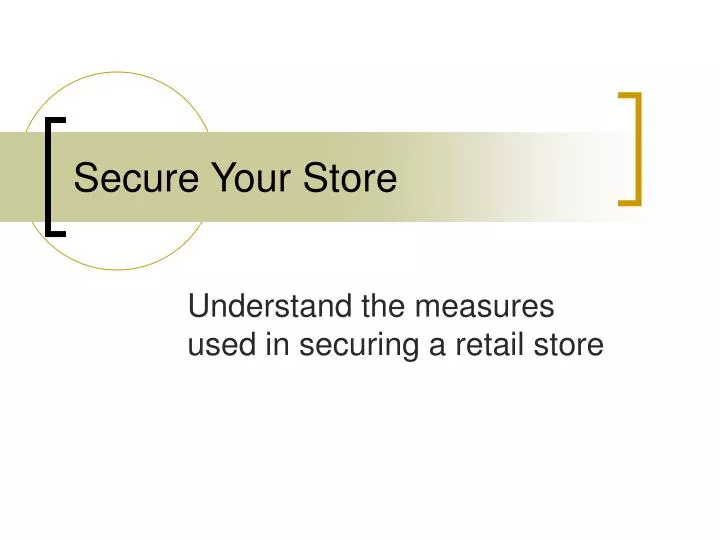 secure your store n.