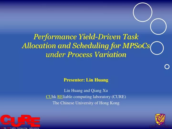 performance yield driven task allocation and scheduling for mpsocs under process variation n.