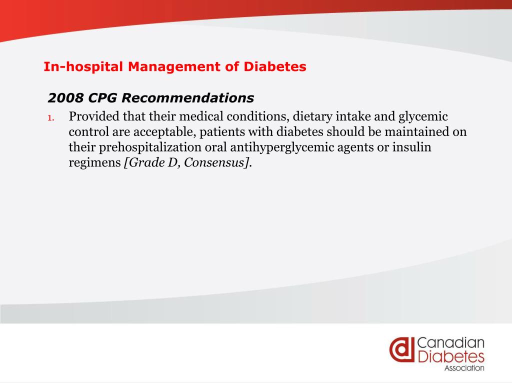 PPT - In-hospital Management of Diabetes PowerPoint ...