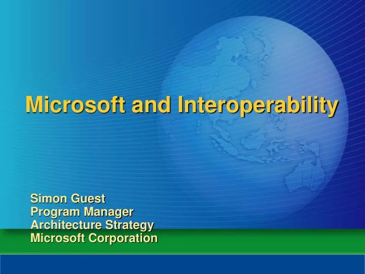 microsoft and interoperability n.