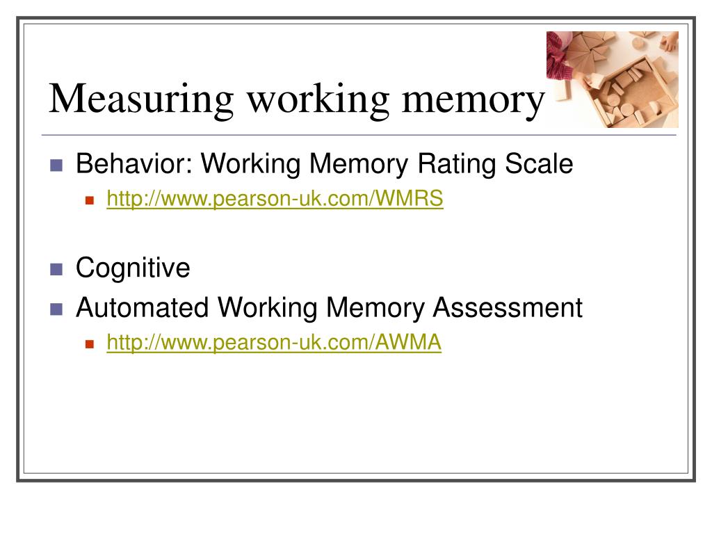 PPT - Working Memory: Is it the New IQ? PowerPoint Presentation, free  download - ID:685938
