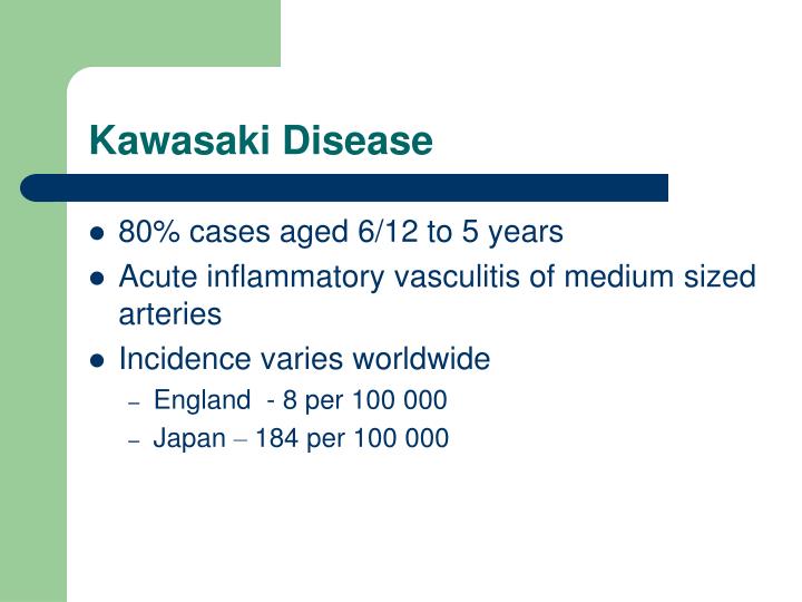 kawasaki disease slide presentation