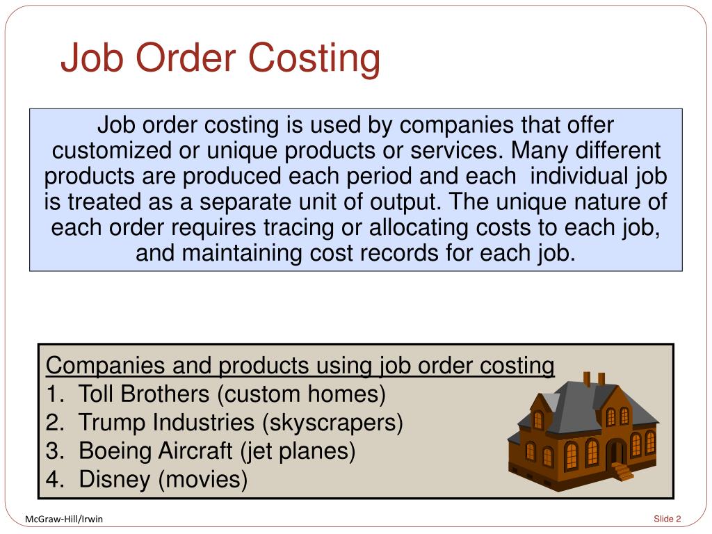 job order costing research paper