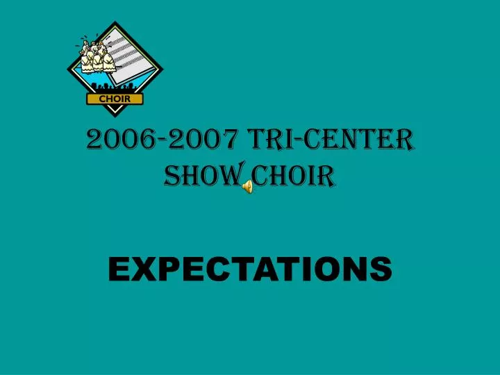 2006 2007 tri center show choir n.